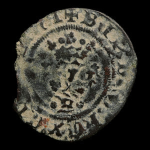 Spain, King Ferdinand V & Queen Isabella I, Billon 1 Blanca - 1497 to 1566 CE - Spain