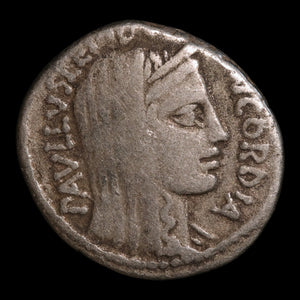 Roman Republic, L. Aemilius Lepidus Paullus, AR Denarius, Concordia - 62 BCE - Roman Republic