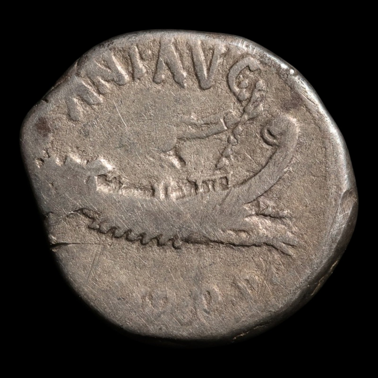 Roman Republic, Mark Antony, AR "Legionary" Denarius - 32 to 31 BCE - Roman Republic