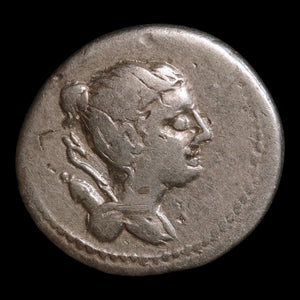 Roman Republic, C. Postumius, AR Denarius, Diana (Goddess of the Hunt) - 74 BCE - Roman Republic