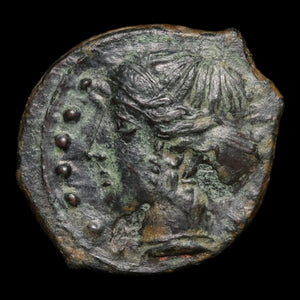 Sicily, City of Himera, AE Hemilitron - c. 420 to 407 BCE - Greek World