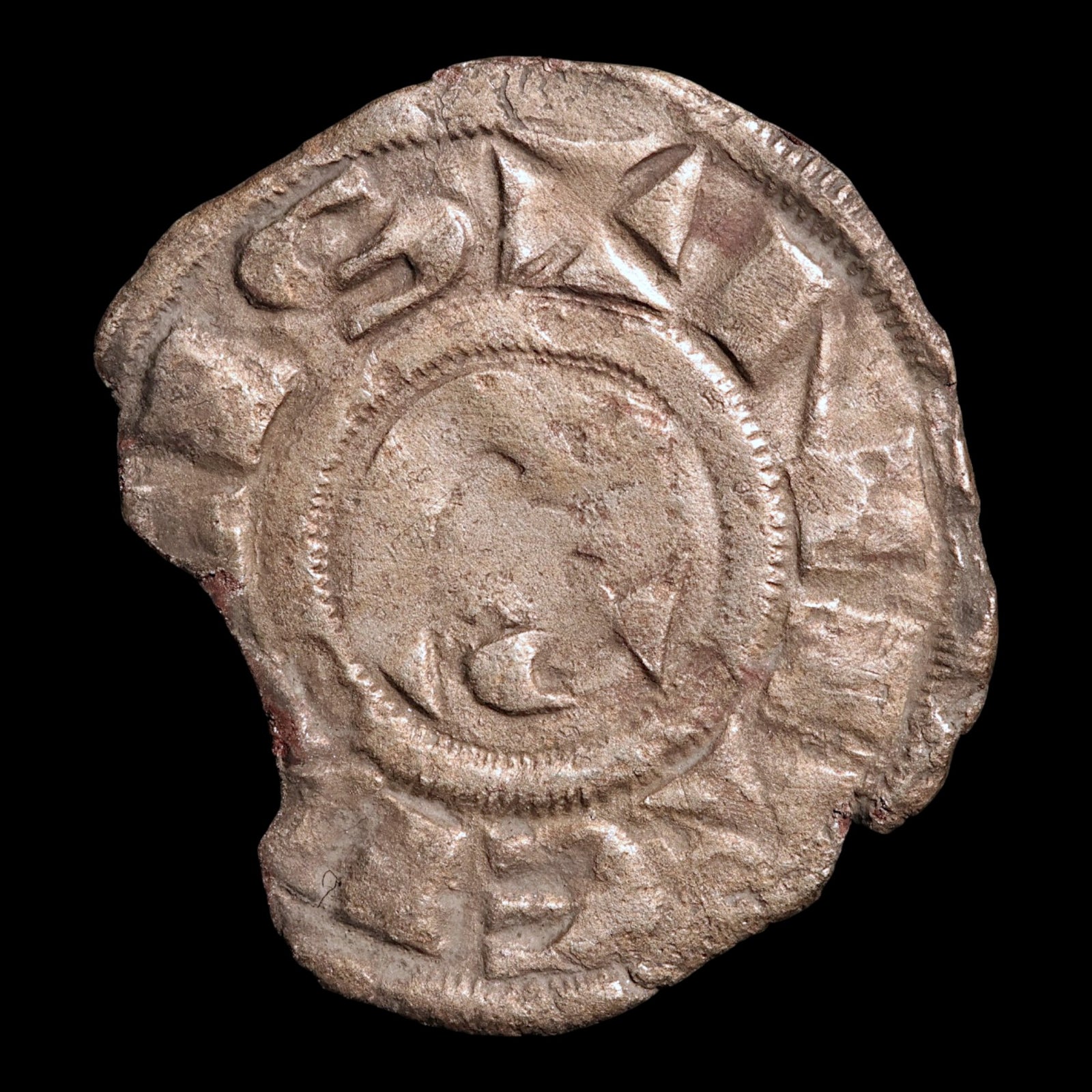 County of Nevers, Harvey IV of Donzy, BI Denier - 1199 to 1223 CE - French States