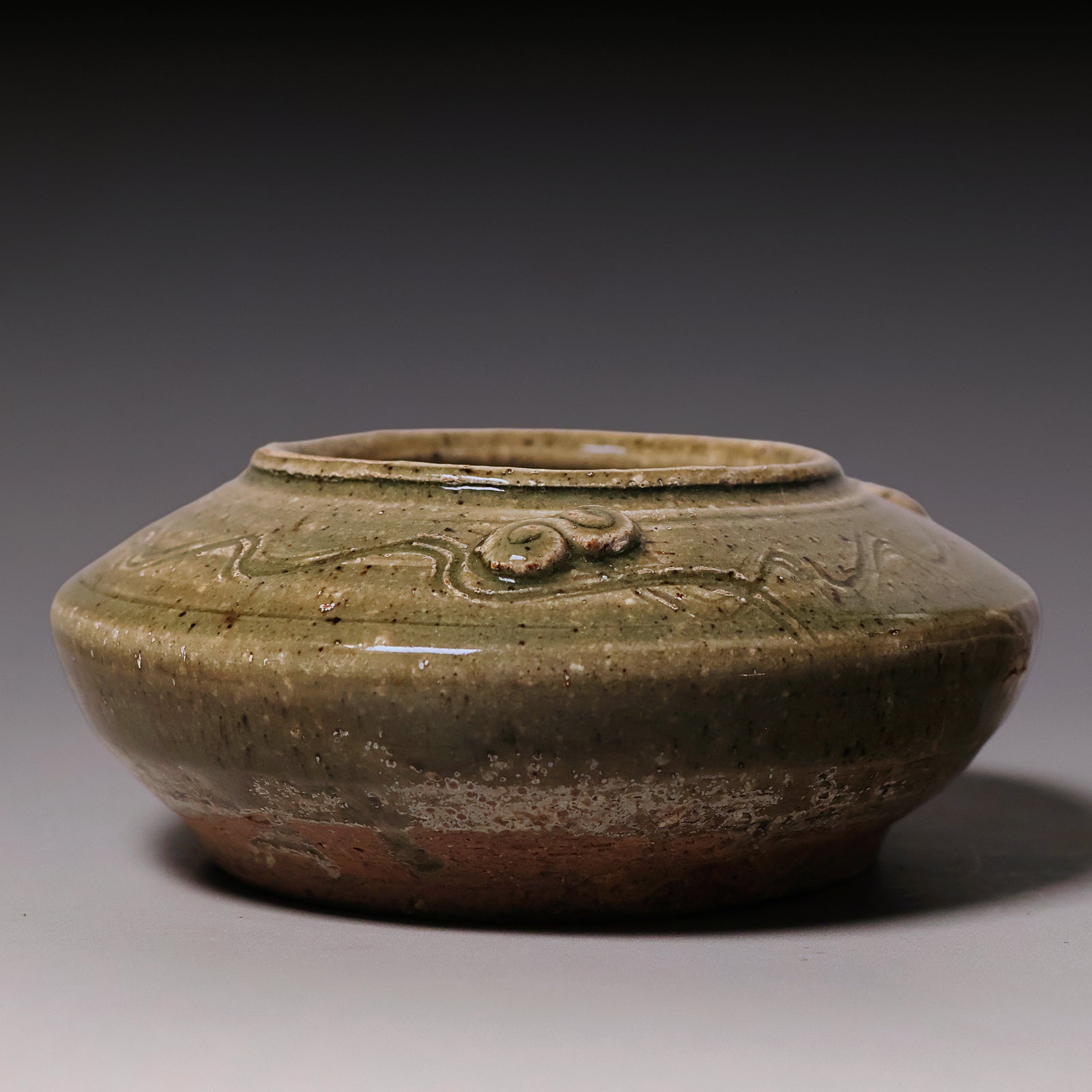 Ming Dynasty, Green Glazed Incense Burner