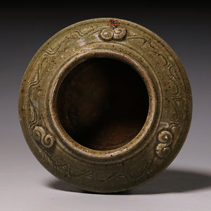Ming Dynasty, Green Glazed Incense Burner