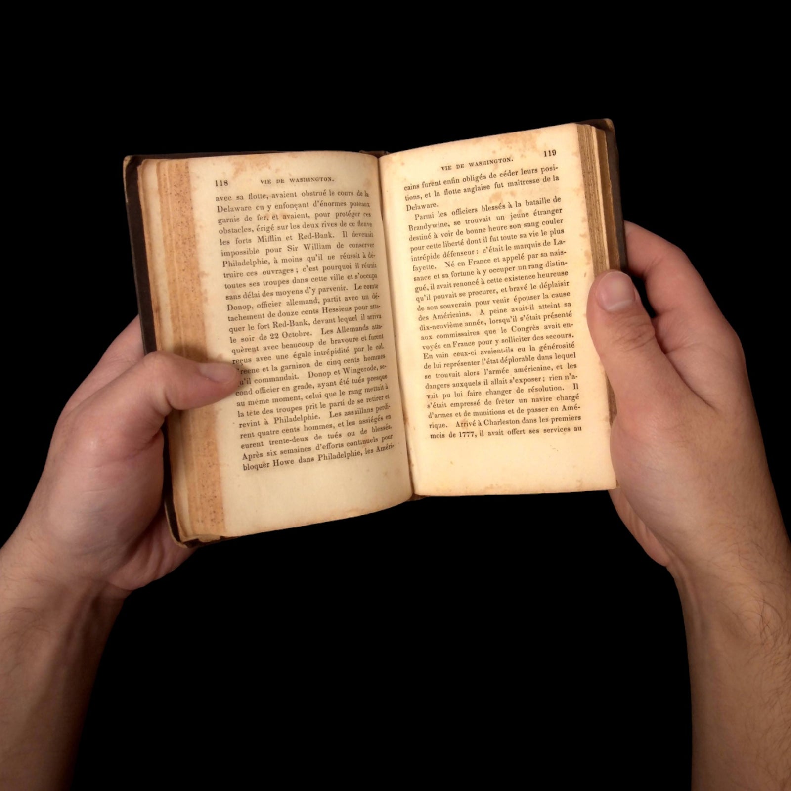 French Language Textbook: Life of George Washington