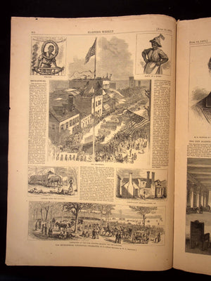 Harper's Weekly: Lion & Unicorn Cartoon, Circus Tent, Historical Italian Convent — June 6th, 1875