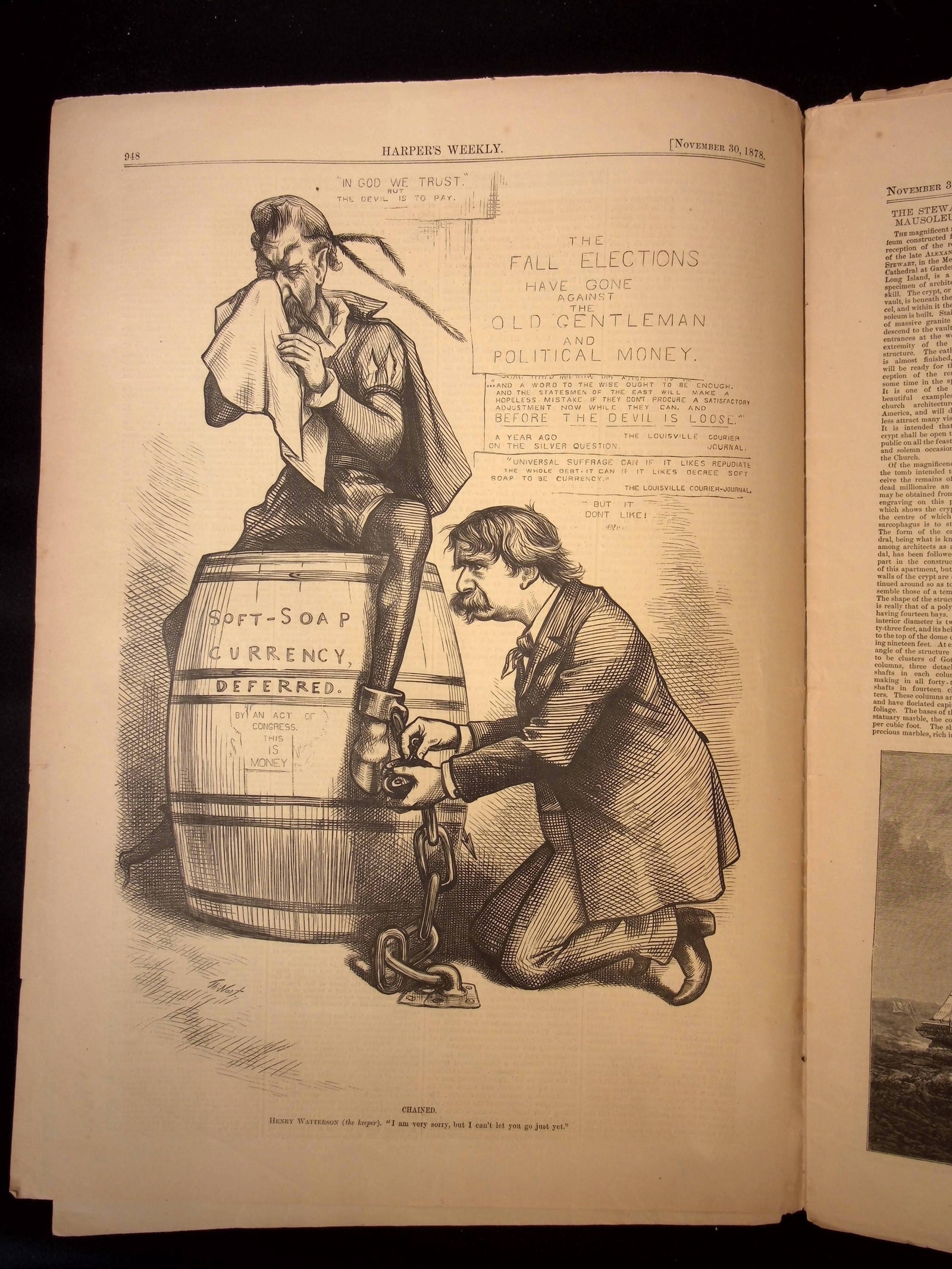 Harper's Weekly: Uncle Sam Cover, Illustrations from Turkey, Afghanistan, Europe — Nov. 30th, 1878