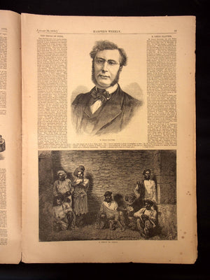 Harper's Weekly: "A Father's Advice," Articles on Cuba, India, Paraguay, & Vatican — Jan. 29th, 1870