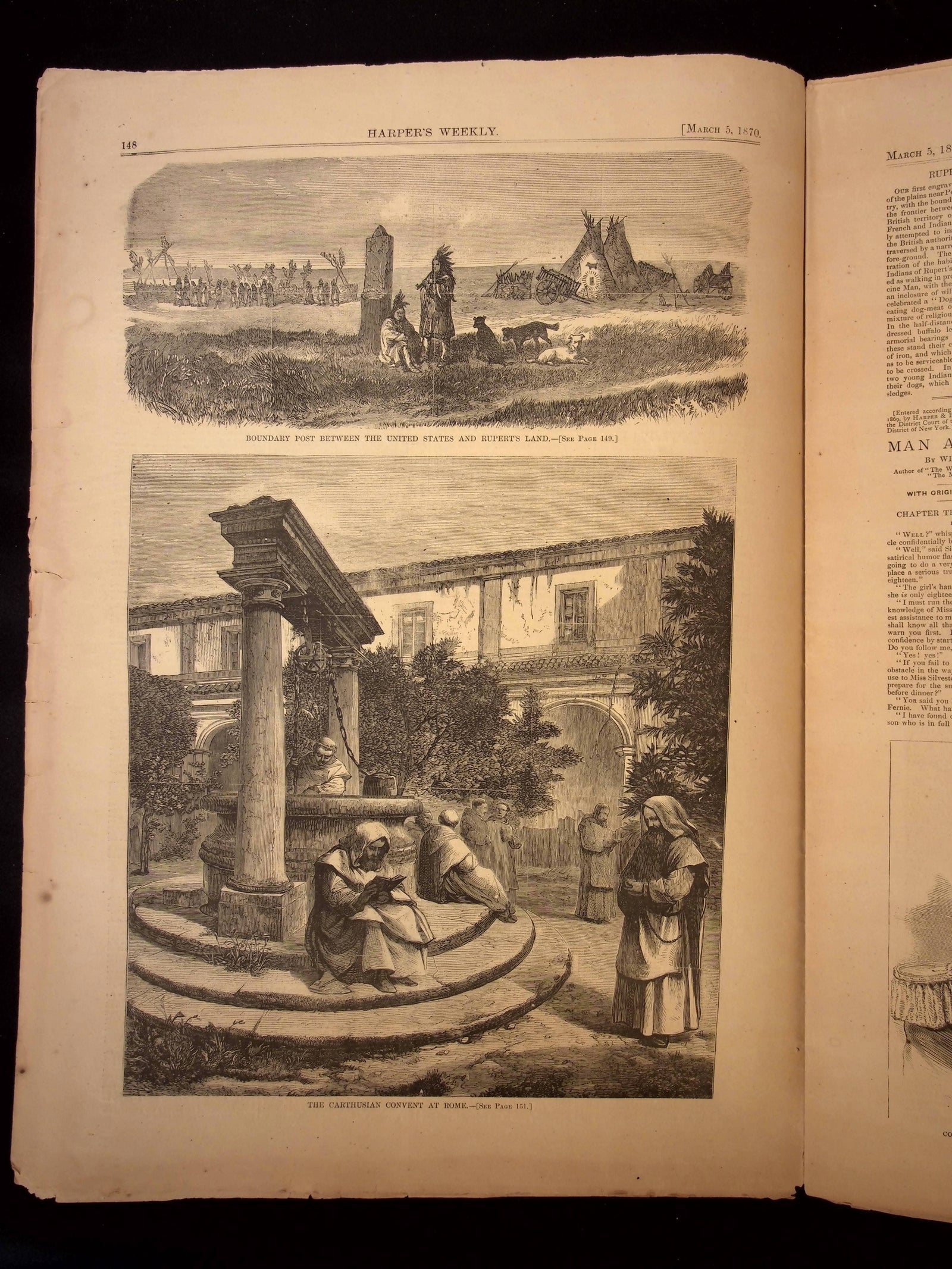 Harper's Weekly: Death of Joseph W. Harper (Publisher), Sewers of Paris, Japanese Ladies — Mar. 5th, 1870