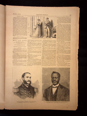 Harper's Weekly: Death of Joseph W. Harper (Publisher), Sewers of Paris, Japanese Ladies — Mar. 5th, 1870