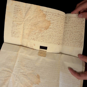 Parchment Last Will and Testament, John Jones