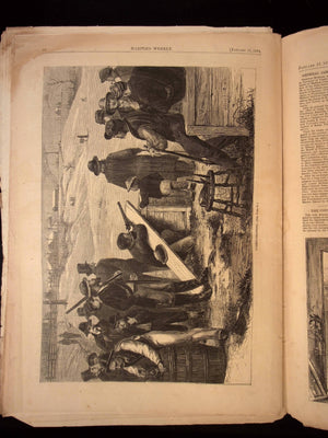Harper's Weekly: Virginius Affair, Scene in a Russian Church, Holiday Illustrations — Jan. 17th, 1874