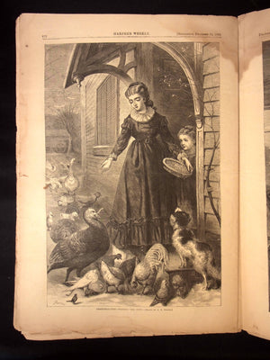 Harper's Weekly: Christmas Edition, Many Holiday Related Illustrations — Dec. 31st, 1870