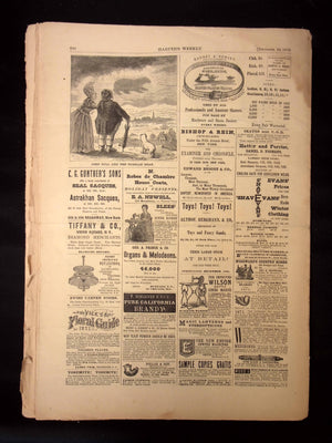 Harper's Weekly: "French Peasants" Cover, Franco–Prussian War, Soldiers at Versailles  — Dec. 24th, 1870