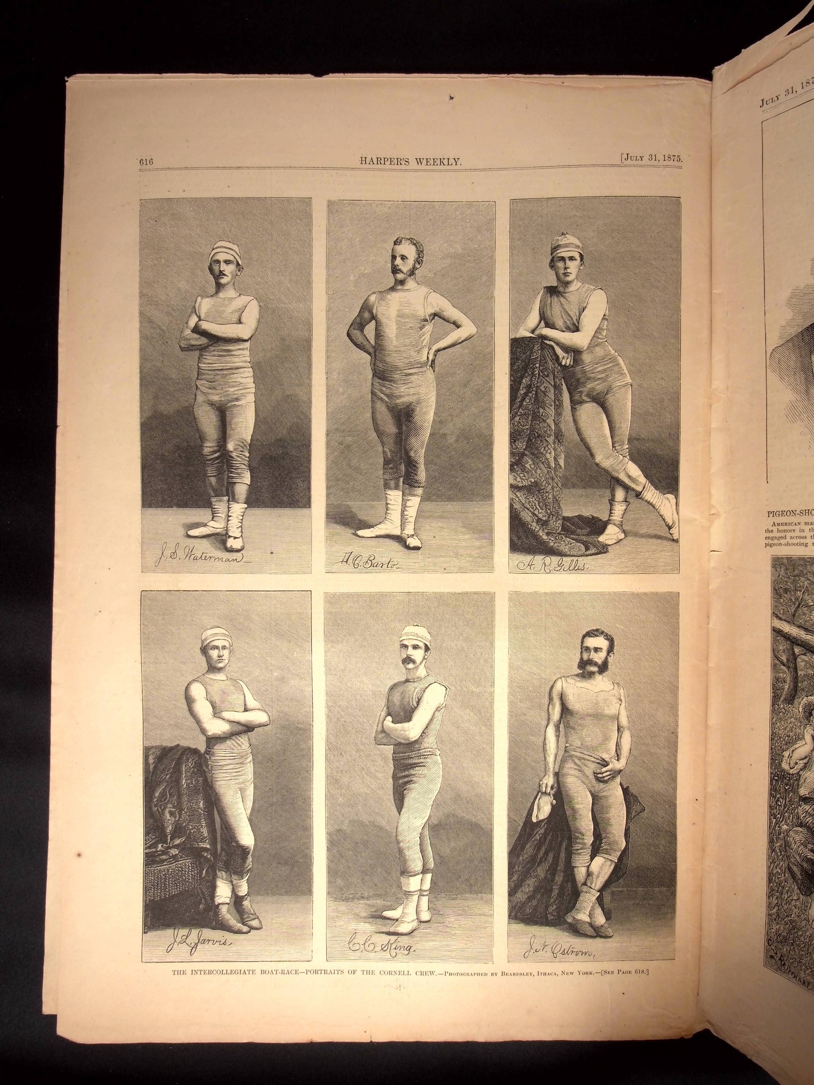 Harper's Weekly: Boat Race in Saratoga, Sketches Life in Southern States  — July 31st, 1875