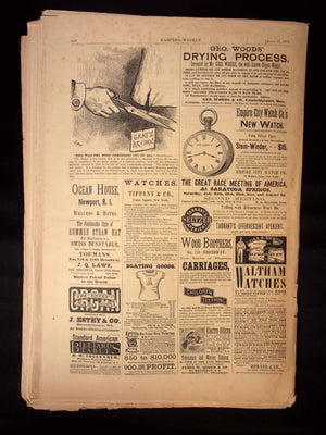 Harper's Weekly: Boat Race in Saratoga, Sketches Life in Southern States  — July 31st, 1875