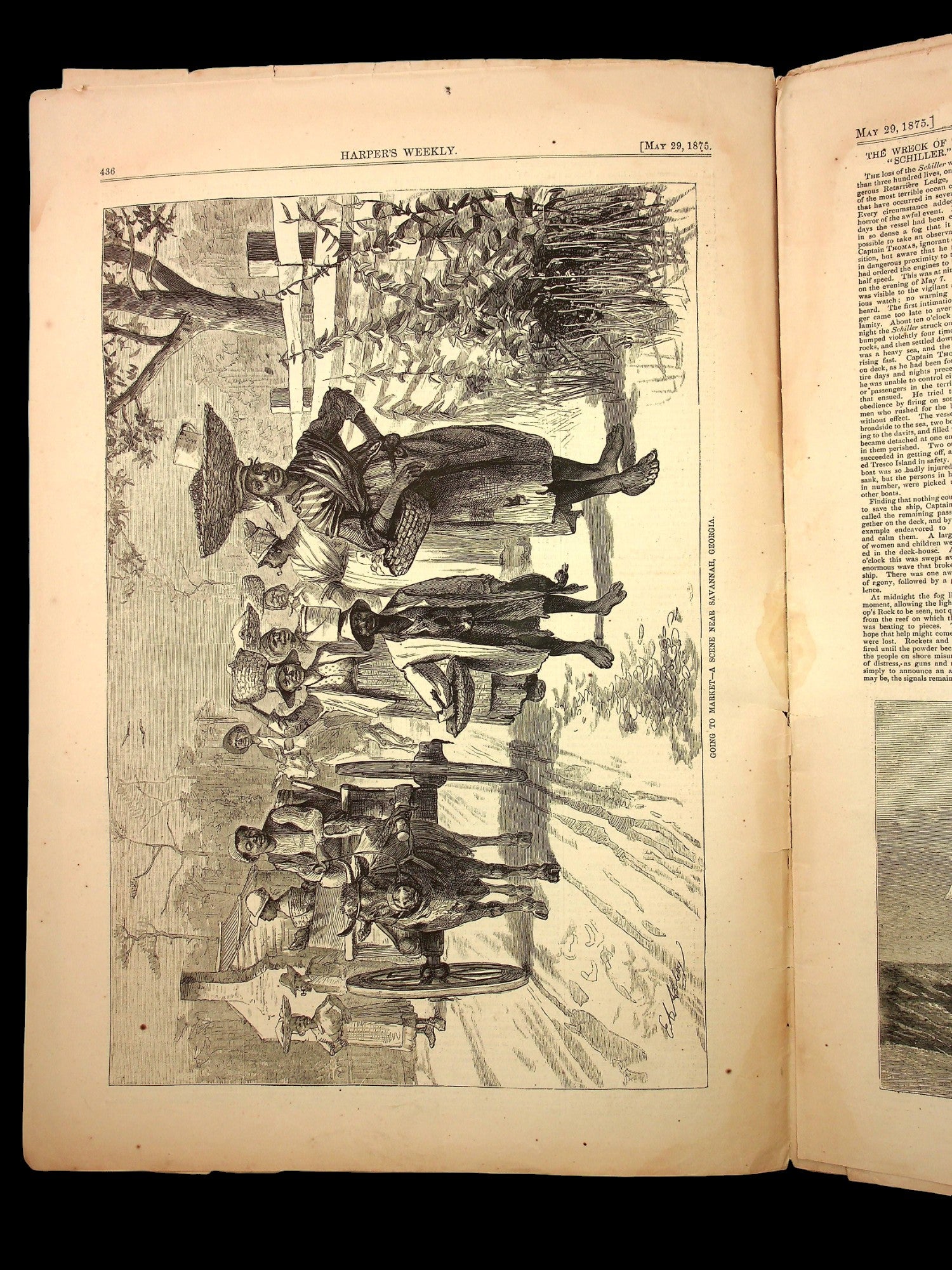 Harper's Weekly (Original 1800s Magazine) - May 29th, 1875 - Reconstruction Era
