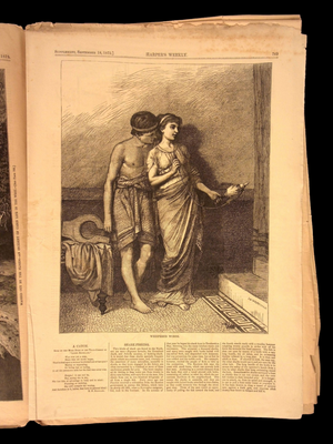 Harper's Weekly: "A Temperance Lesson," Review of Recent Inventions, Herzegovina Uprising — Sep. 18, 1875