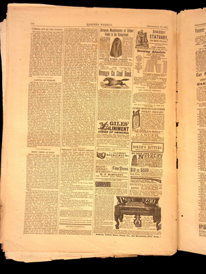 Harper's Weekly: "A Temperance Lesson," Review of Recent Inventions, Herzegovina Uprising — Sep. 18, 1875