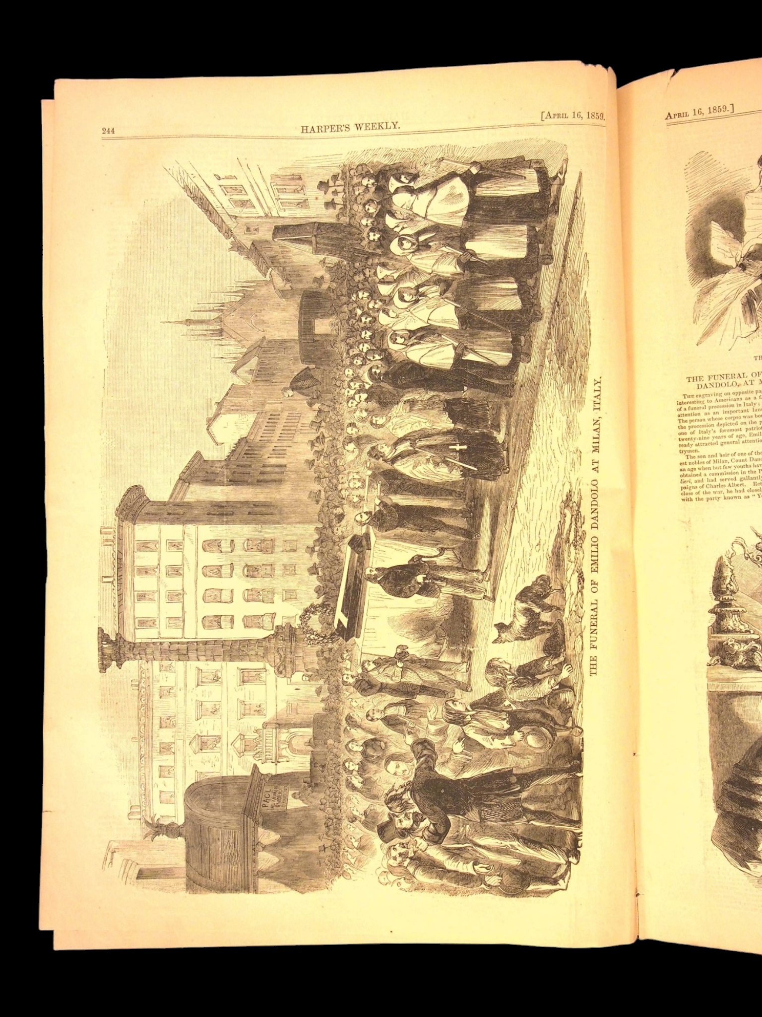 Harper's Weekly: Hawaii Volcano, Spring Fashions Around the World — Apr. 16, 1859