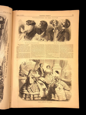 Harper's Weekly: Hawaii Volcano, Spring Fashions Around the World — Apr. 16, 1859