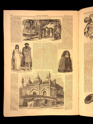 Harper's Weekly: Travel Notes from the Middle East, Multicultural Illustrations — Aug. 22, 1857