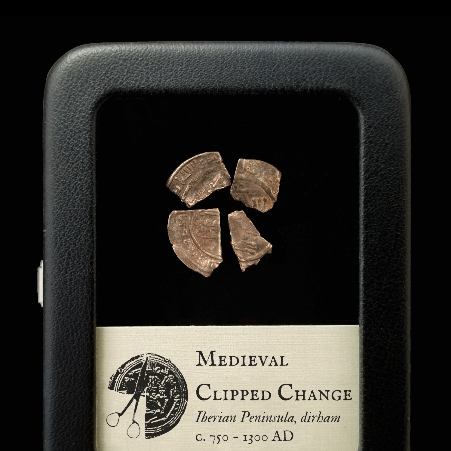 Medieval Change, Cut Dirham - c. 750 to 1300 CE - Iberian Peninsula