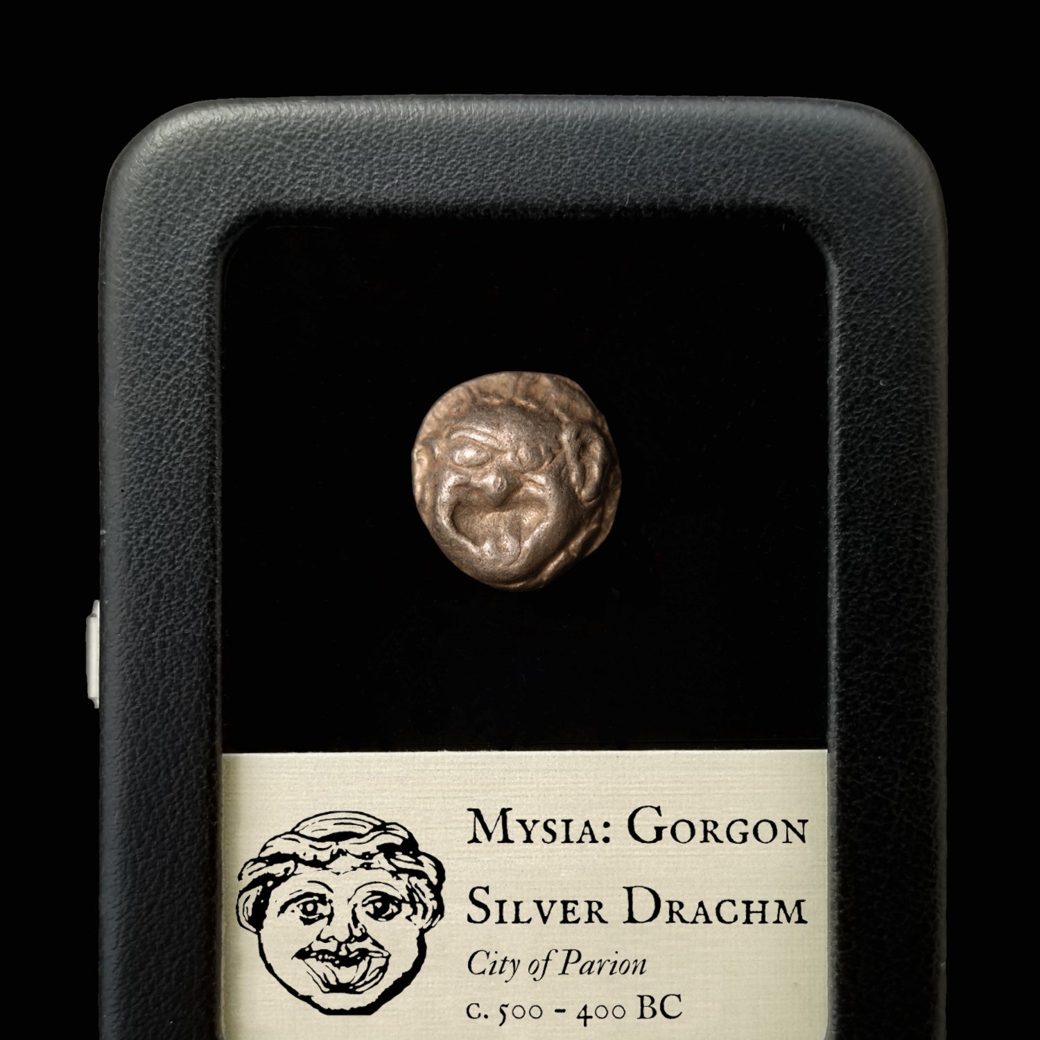 Mysia, Greek Gorgon Drachm - c. 500 to 400 BCE - Turkey