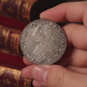French Revolution, King Louis XVI, Silver Ecu - 1785 CE - France
