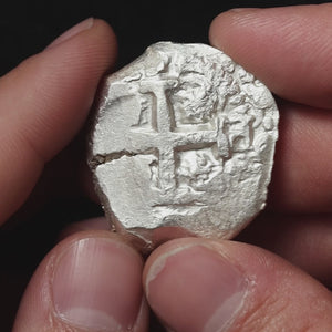Spanish "Piece of Eight" (8 Reales), Bolivia Mint, Silver Cob Coin - 1753 - Spanish Empire