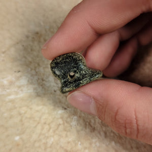 Mesopotamian Stone Seal Stamp, 19mm - c. 4000 – 3000 BCE - Western Mesopotamia - 10/4/23 Auction