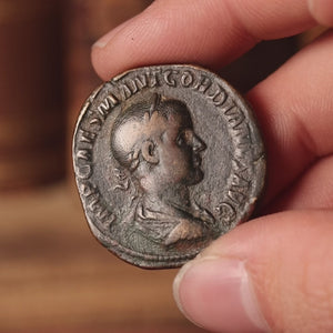 Rome, Emperor Gordian III, Large AE Sestertius, Fides (Goddess of Trust) - 238 to 239 CE - Roman Empire
