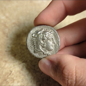 Alexander the Great, Silver Tetradrachm (16.3g, 25mm) - c. 336 to 167 BCE - Macedon/Greece - 9/13/23 Auction