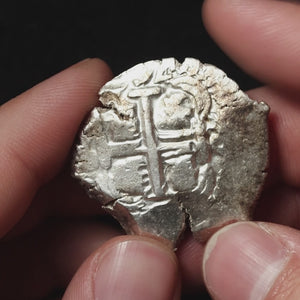 Spanish "Piece of Eight" (8 Reales), Bolivia Mint, Silver Cob Coin - 1742 - Spanish Empire