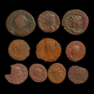 Rome, Lot of 10 Third Century Antoniniani - c. 200 to 300 CE - Roman Empire