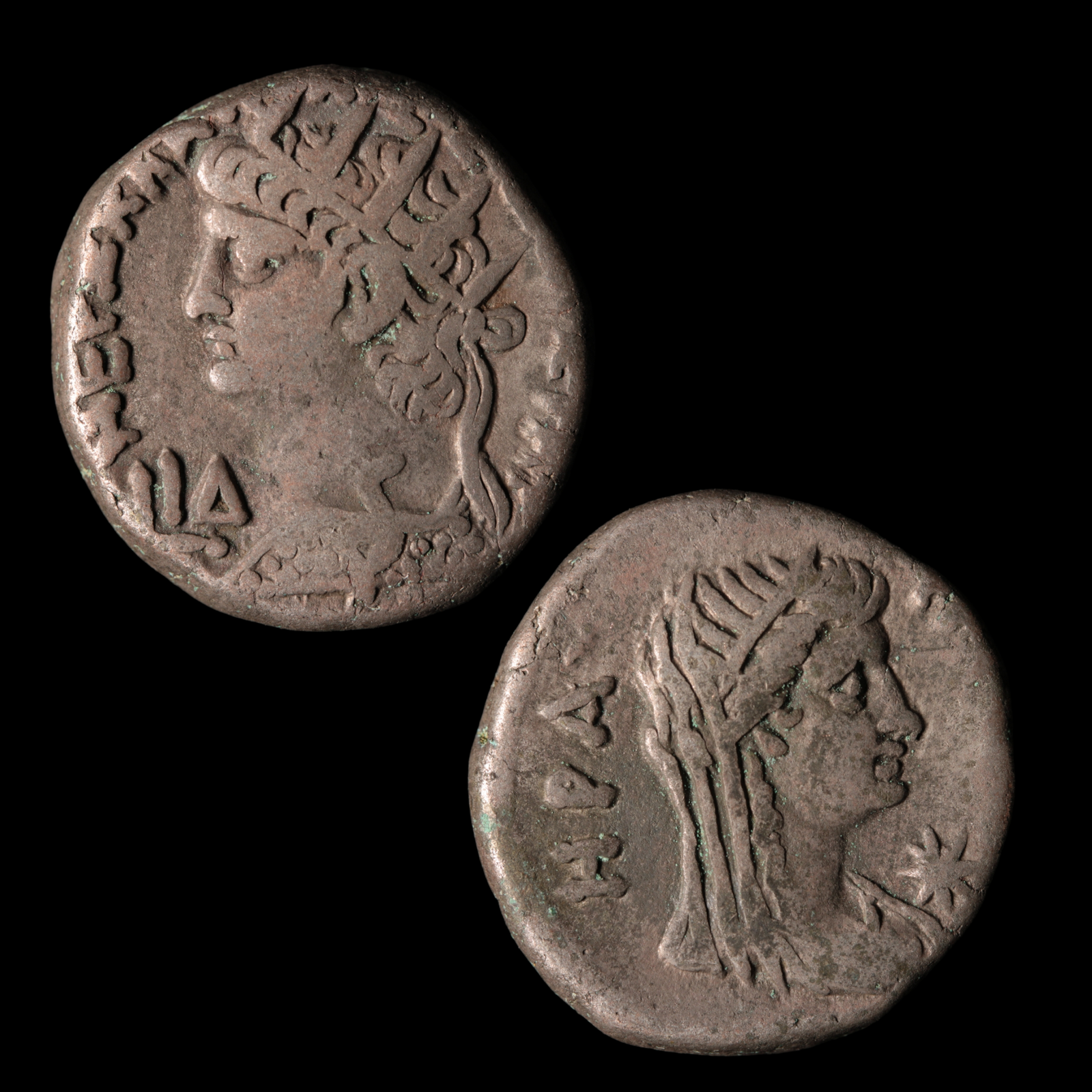 Emperor Nero Tetradrachm (#14) - 54 to 68 CE - Roman Egypt