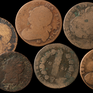 French Revolution Era Coins (5 Types) - 1777 to 1799 - France