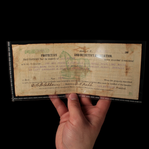 U.S. Indian Territory Receipt (#3) - 1888