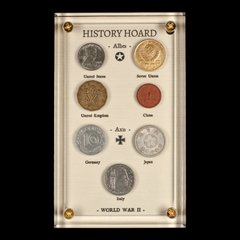 コレクション Great Historic Silver Coins of the world World War II Collection - 1940's - 6 Coins - History Hoard