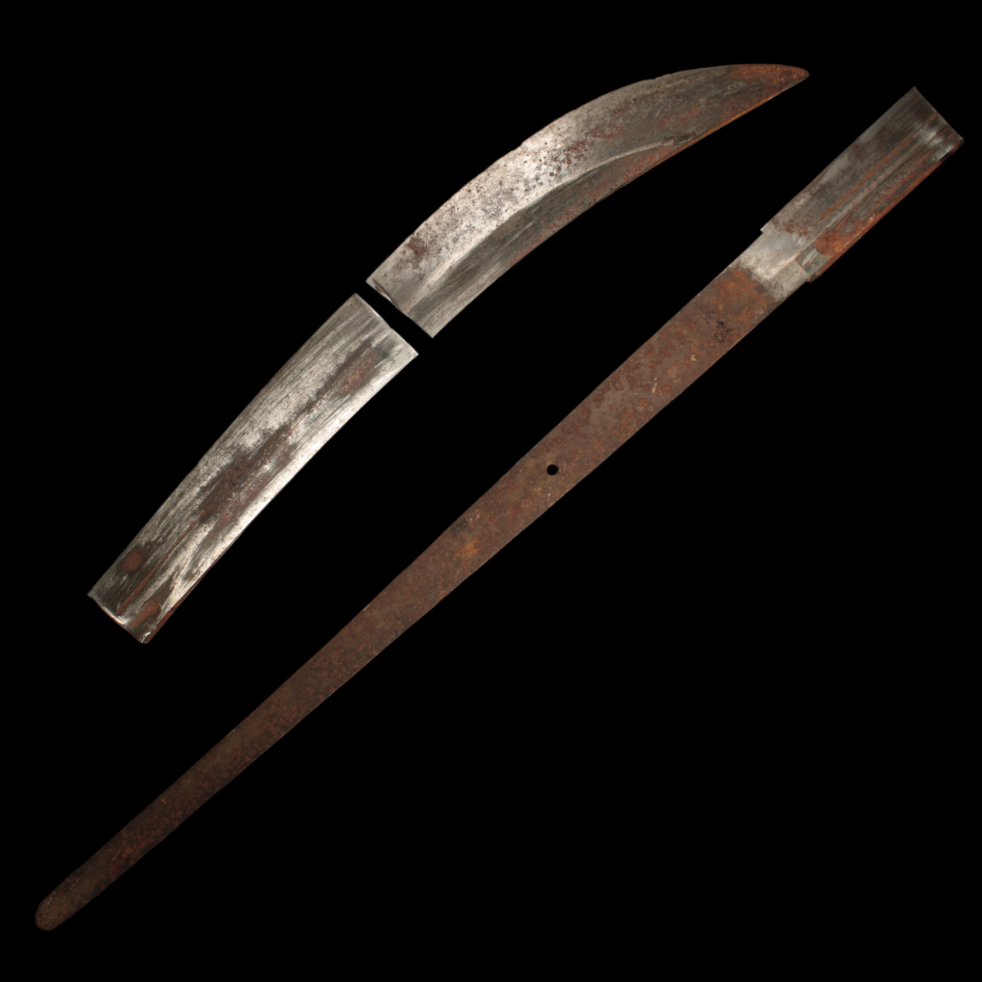 Naginata Fragmented Blade (28.5 inches) - c. 1800's CE - Edo or Meiji Era - 2/22/23 Auction