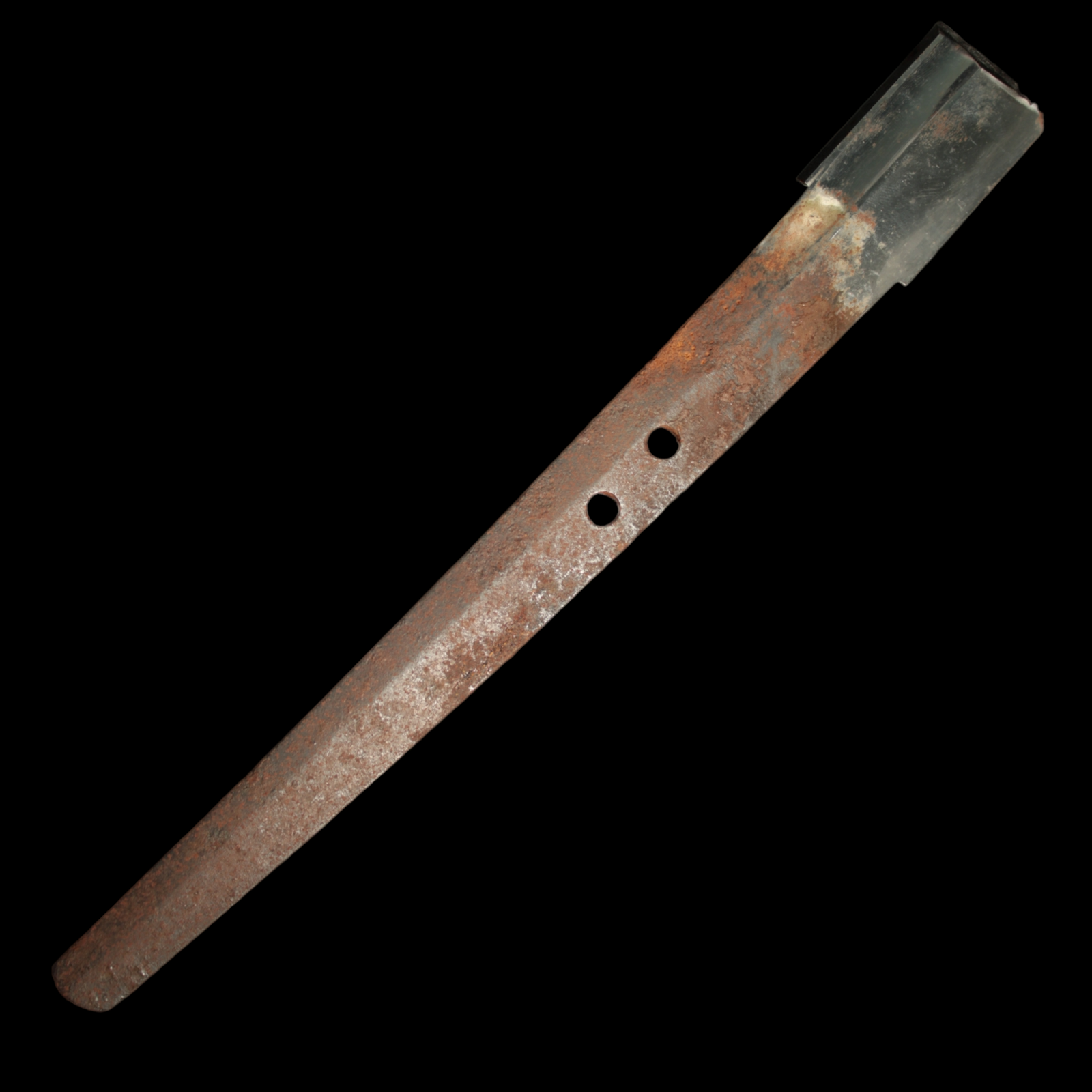 Sword Fragment with Engraved Signature (10.75 inches) - c. 1800's CE - Edo or Meiji Era - 2/22/23 Auction