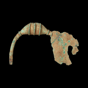 Ancient or Early Medieval Bronze Fibula, #1 - c. 800 BCE to 1000 CE - Central/Eastern Europe - 3/8/23 Auction