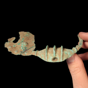 Ancient or Early Medieval Bronze Fibula, #1 - c. 800 BCE to 1000 CE - Central/Eastern Europe - 3/8/23 Auction