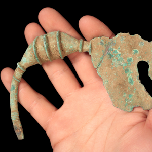 Ancient or Early Medieval Bronze Fibula, #1 - c. 800 BCE to 1000 CE - Central/Eastern Europe - 3/8/23 Auction