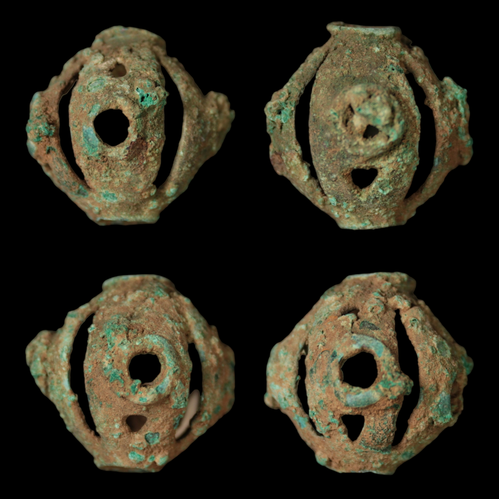 Ancient or Early Medieval Bronze Ornament, #2 - c. 800 BCE to 1000 CE - Central/Eastern Europe - 3/8/23 Auction