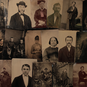 Antique Tintype Portraits - c. 1860 to 1900 - United States