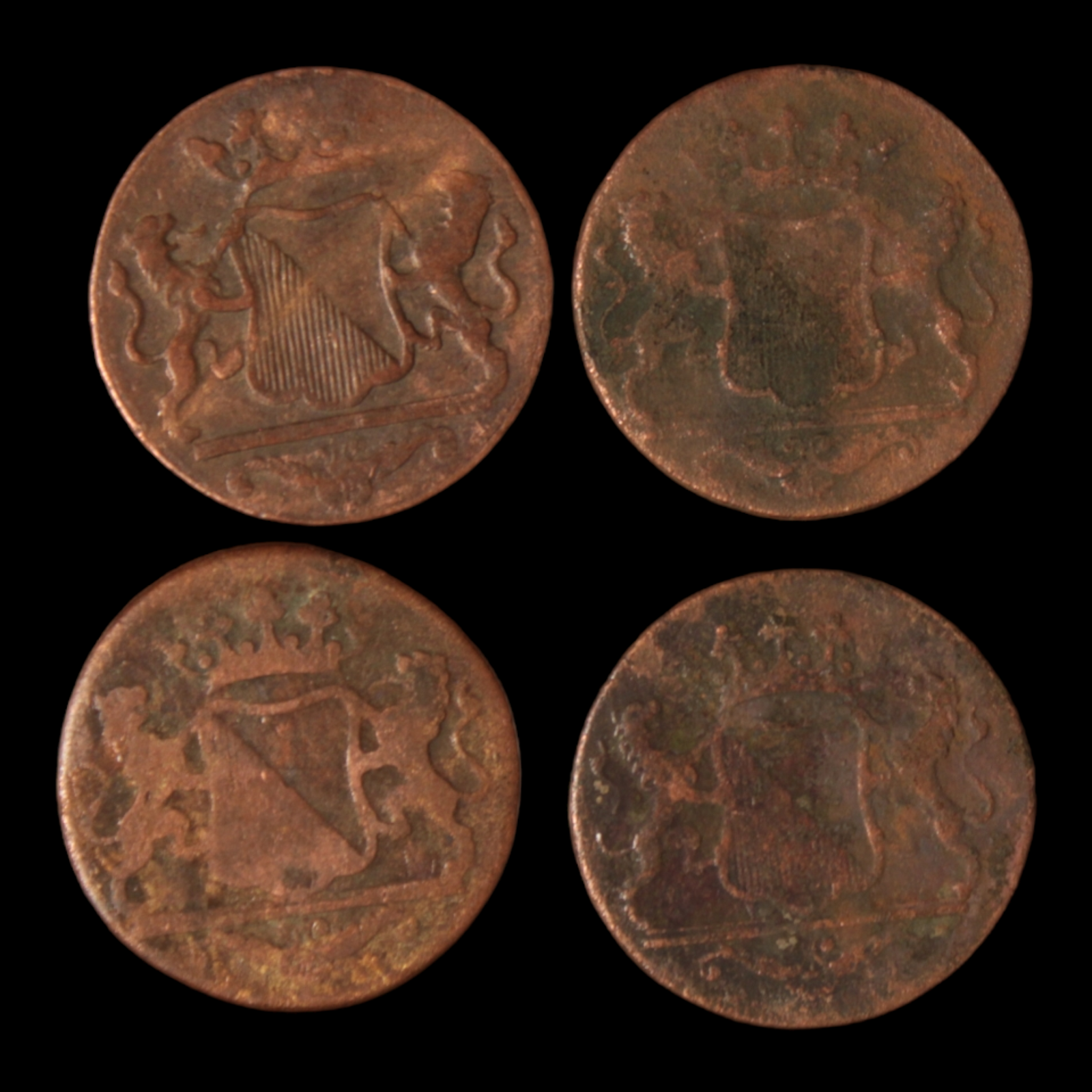 Dutch East India Co. (VOC) Double Duit Lot #5 - 1790 - Southeast Asia - 3/29/23 Auction