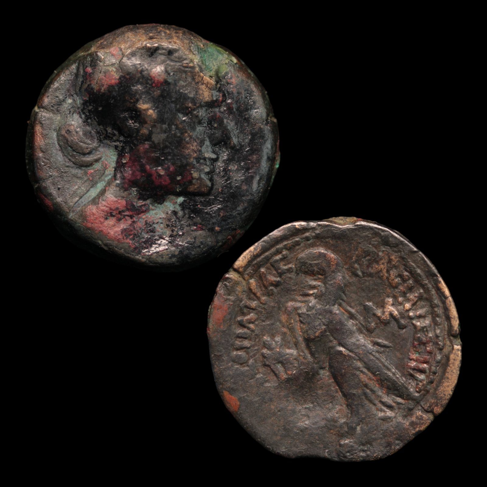 Cleopatra VII, Bronze 40 Drachmai (21mm) - 51 to 30 BCE - Ptolemaic Egypt