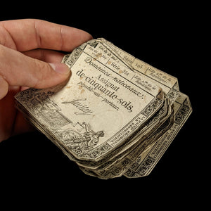 French Revolution, Assignat Note - 1792 - French Republic