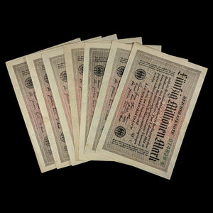 German Inflation Bill, 50,000,000 Marks - 1923 - Weimar Republic